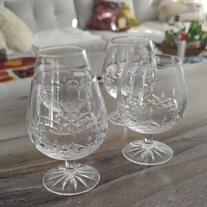 Galway crystal Brandy snifters (4)